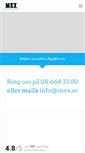 Mobile Screenshot of mex.se