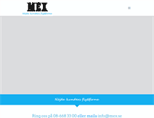 Tablet Screenshot of mex.se