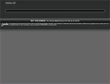 Tablet Screenshot of mex.nl