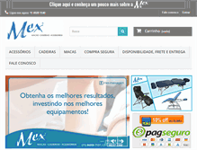 Tablet Screenshot of mex.com.br